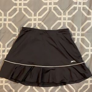 Slazenger Flared Skort Grey with White Size XS
